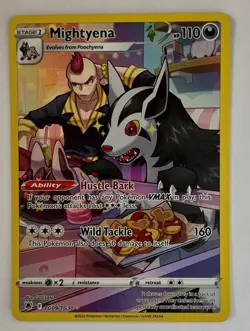 Pokemon Card Mightyena TG09 Full Art Astral Radiance Ultra Rare - Image 1