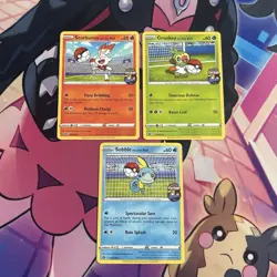 Pokemon Card | Futsal On The Ball Grookey Sobble Scorbunny Promo Bundle X3 - Image 1