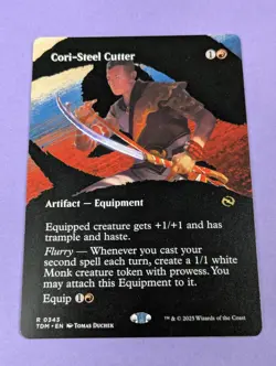 MTG Magic: Tarkir: Dragonstorm: Cori-Steel Cutter #0343 Rare - NM - Image 1