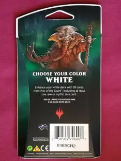 Magic The Gathering WAR OF THE SPARK WHITE New Sealed THEME BOOSTER Pack MTG - Image 2