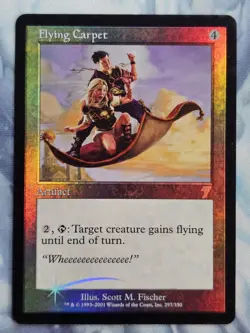 Flying Carpet - 7th Edition - *FOIL* - Magic the Gathering - MTG - Light Play - Image 1
