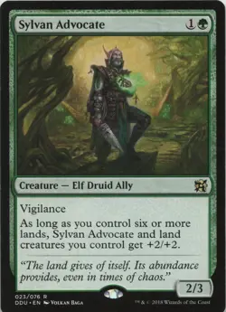 Sylvan Advocate R Duel Decks: Elves vs. Inventors 23 - LP MTG - Image 1