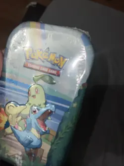 Pokemon TCG Celebrations Mini Tin Chikorita, Cyndaquil & Totodile Factory Sealed - Image 2