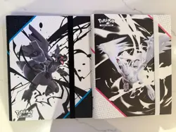 Pokemon Black Bolt & White Flare Binder ONLY Set - *1 of Each* BOTH Brand New - Image 1