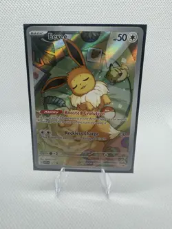 Pokemon Eevee TCG IR Scarlet and Violet Prismatic Evolutions Promo Card - Image 1