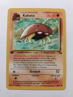 Pokemon TCG - Kabuto 1st Edition #50 Common + Graveler 1st Edition #37 Uncommon - Image 4