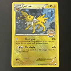 Pokemon TCG - Jolteon 37/108 - Regional Championship Stamp - Rare - NM/M 🔥 - Image 1