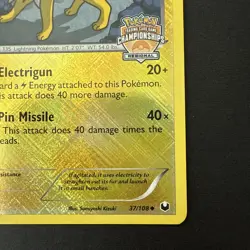 Pokemon TCG - Jolteon 37/108 - Regional Championship Stamp - Rare - NM/M 🔥 - Image 4