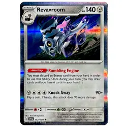 Revavroom 142/198 Scarlet & Violet Rare Pokemon TCG (HOLO, NM) - Image 1
