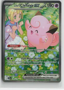 Pokemon Journey Together #184/159 Lillie's Clefairy ex - Image 1