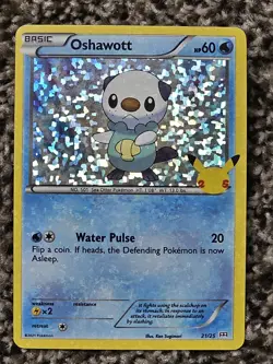Oshawott - 21/25 - Mcdonald's 25th Anniversary Promo 2021 - Holo - Pokemon TCG - Image 1