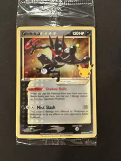 Pokemon TCG - Greninja Sealed Gold Star Promo #SWSH144 - Image 1