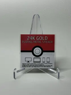 Pidgeotto 24k Gold Plated Sticker Korean Striking Candy Pokemon NM - Image 2