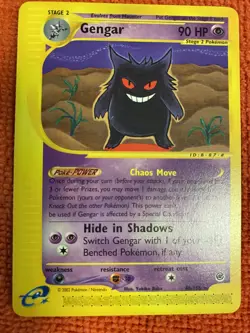 Pokemon TCG Gengar 48/165 Expedition 2002 Non Holo Regular 48/165 - Image 1