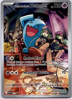 Team Rocket's Wobbuffet Promo SV: Scarlet & Violet Promo Cards 203 NM - Image 1