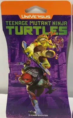 Universus Teenage Mutant Ninja Turtles Booster Packs LOT of 4 - Image 1