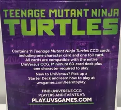 Universus Teenage Mutant Ninja Turtles Booster Packs LOT of 4 - Image 3