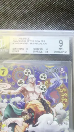 OP05-100 Enel SR Special Art Japanese - BGS 9 Mint One Piece Card - Image 2