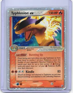 Pokemon Card - Typhlosion EX - 110/115 - EX Unseen Forces - 2005 - Image 1