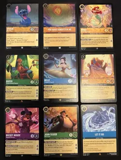 Disney Lorcana Cards Lot Chapter 1 - Image 1