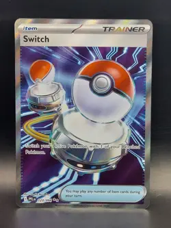 Switch Pokemon Phantasmal Flames Full Art Trainer Card 123/094 TCG - Image 1