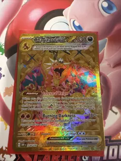 Pokemon TCG Charizard EX Holo Card Sv03: Obsidian Flames 228/197 - Image 1