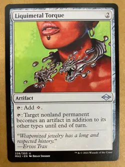 MTG 1x Liquimetal Torque # 228 Modern Horizons 2 Magic the Gathering Card x1 NM - Image 1