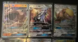 Pokemon TCG 9 Card Lot GX Holo Rare GYARADOS DRAGONITE Espeon Nm - Image 2
