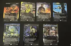 Magic The Gathering Iron Maiden Lot Of 7 Cards, Burnt Offer, Lethal Scheme MINT - Image 1
