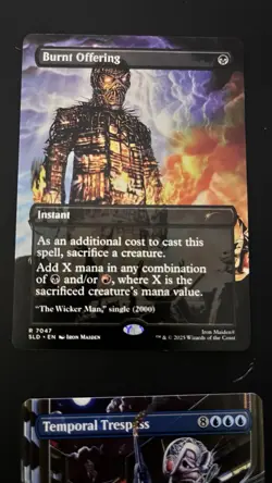 Magic The Gathering Iron Maiden Lot Of 7 Cards, Burnt Offer, Lethal Scheme MINT - Image 3