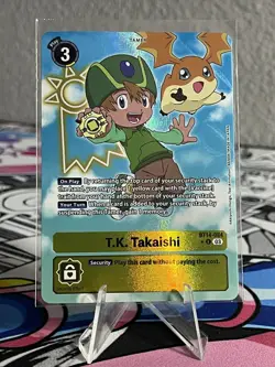 T.K. Takaishi (Alternate Art) Digimon Card Game Blast Ace BT14-084 - Image 1