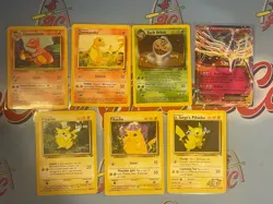 Pokemon 15 Card Lot Early Editions -- Pikachu, Eevee, Charmander and more! - Image 1
