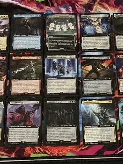 Final Fantasy Magic The Gathering Extended Art Card Lot 66x Cards All N/M - Image 3