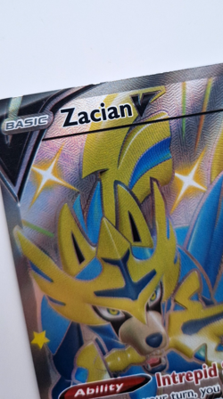 Zacian V SWSH292 Full Art Black Star Promo Sword & Shield Pokemon Card - Image 2