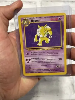 Hypno 23/62 Pokemon TCG Vintage Fossil Regular Rare Card 1999 (Light Play) LP - Image 1