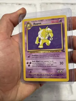 Hypno 23/62 Pokemon TCG Vintage Fossil Regular Rare Card 1999 (Light Play) LP - Image 2