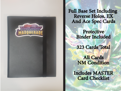 POKEMON Twilight Masquerade Complete Base Set Binder w/ Reverse Holo - 322 Cards - Image 1