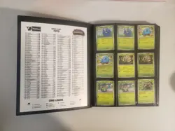 POKEMON Twilight Masquerade Complete Base Set Binder w/ Reverse Holo - 322 Cards - Image 2