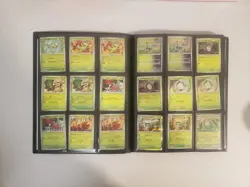 POKEMON Twilight Masquerade Complete Base Set Binder w/ Reverse Holo - 322 Cards - Image 4