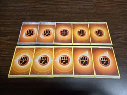 Pokemon Fighting Energy Cards (10 cards) - Image 1
