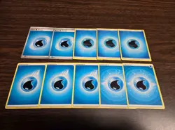 Pokemon Water Energy Cards (10 cards) - Image 1