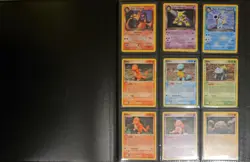 (NM QUALITY VINTAGE) Pokemon Binder 150+ TCG WOTC Cards - Image 1