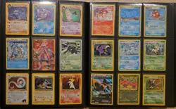 (NM QUALITY VINTAGE) Pokemon Binder 150+ TCG WOTC Cards - Image 3