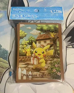 Pokemon Center Tokyo Pikachu Deck Shield- 64 Card Sleeves - Image 1