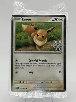 Eevee (Holiday Calendar) 133/165 Miscellaneous Cards & Products Holo - SEALED - Image 1