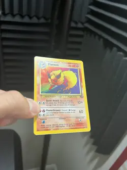 Pokemon TCG Flareon Jungle 3/64 Holo Unlimited Holo Rare - Image 2