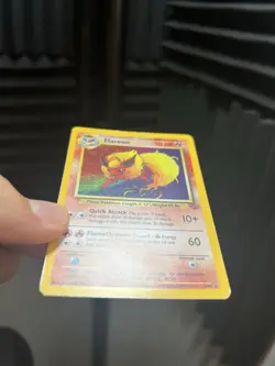 Pokemon TCG Flareon Jungle 3/64 Holo Unlimited Holo Rare - Image 3
