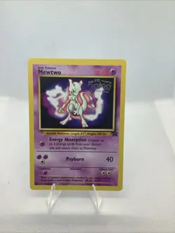 Mewtwo Promo Pokemon the First Movie Stamped 1999 #3 English Black Star Mint! - Image 1