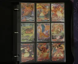 Premium Pokemon Binder 192 Cards Charizard/Mewtwo/Gengar/Pikachu - Image 1