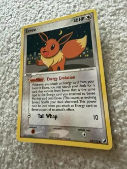 Pokemon TCG Eevee EX Unseen Forces 55/115 2005 Regular Common Non Holo NEAR MINT - Image 2